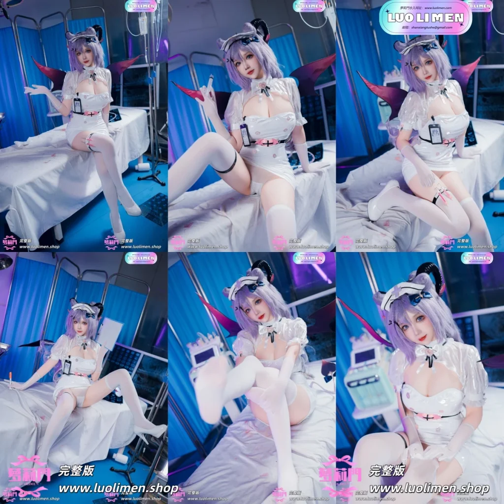 雪晴Astra NO.068 24万圣节 护士刻晴 [66P4V-1.90GB]-萝莉萌妹
